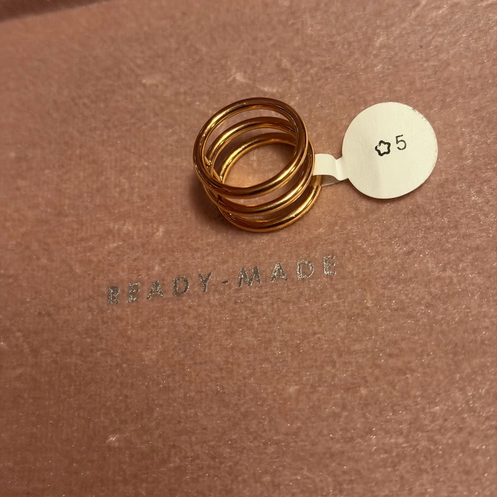 Ready Made Discarded Object Band Ring